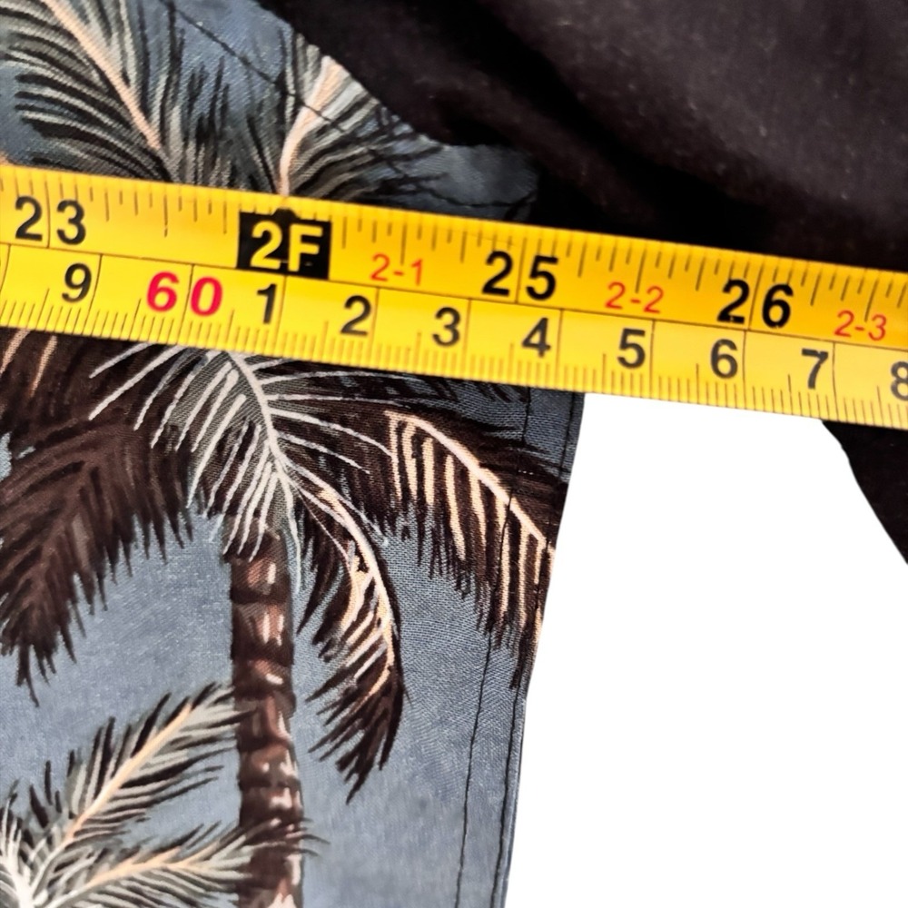 Croft & Barrow Hawaiian Camp Shirt XL‎ Palm Tree Beach Tropical Coastal Rayon - Picture 6 of 9